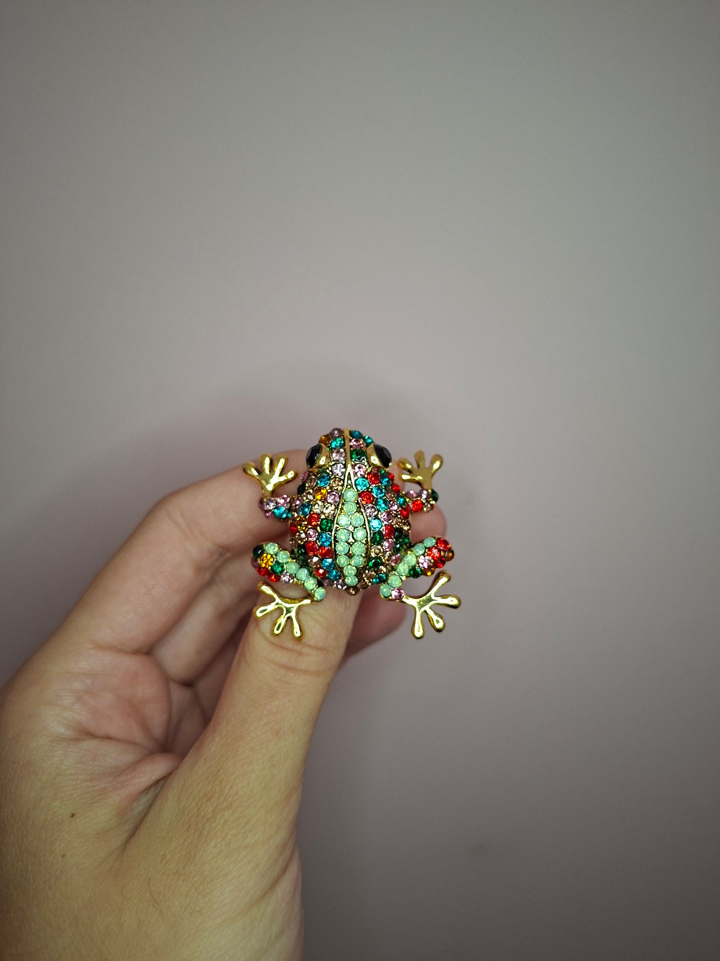 Broche S Kikker Groen