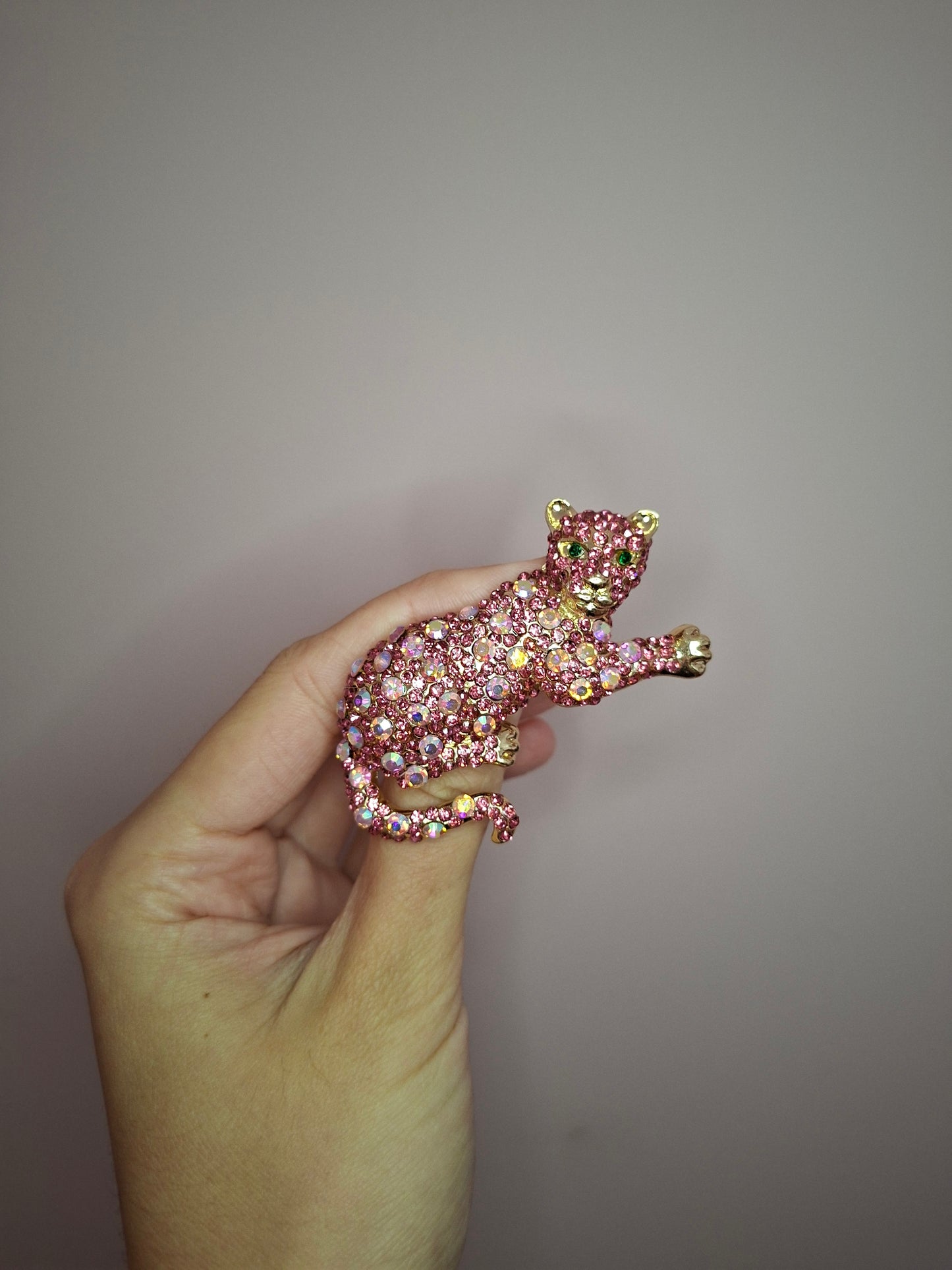 Broche M Panter Roze
