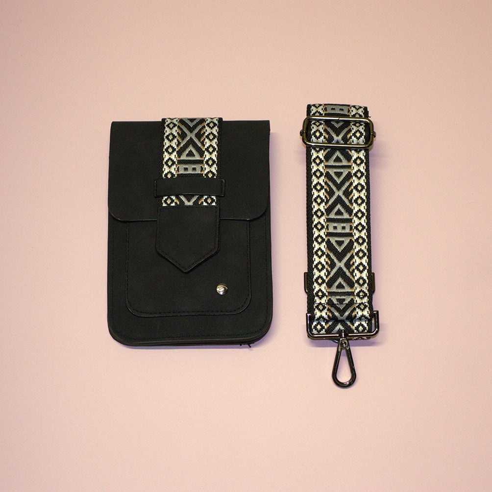 Schoudertas Zwart Nice