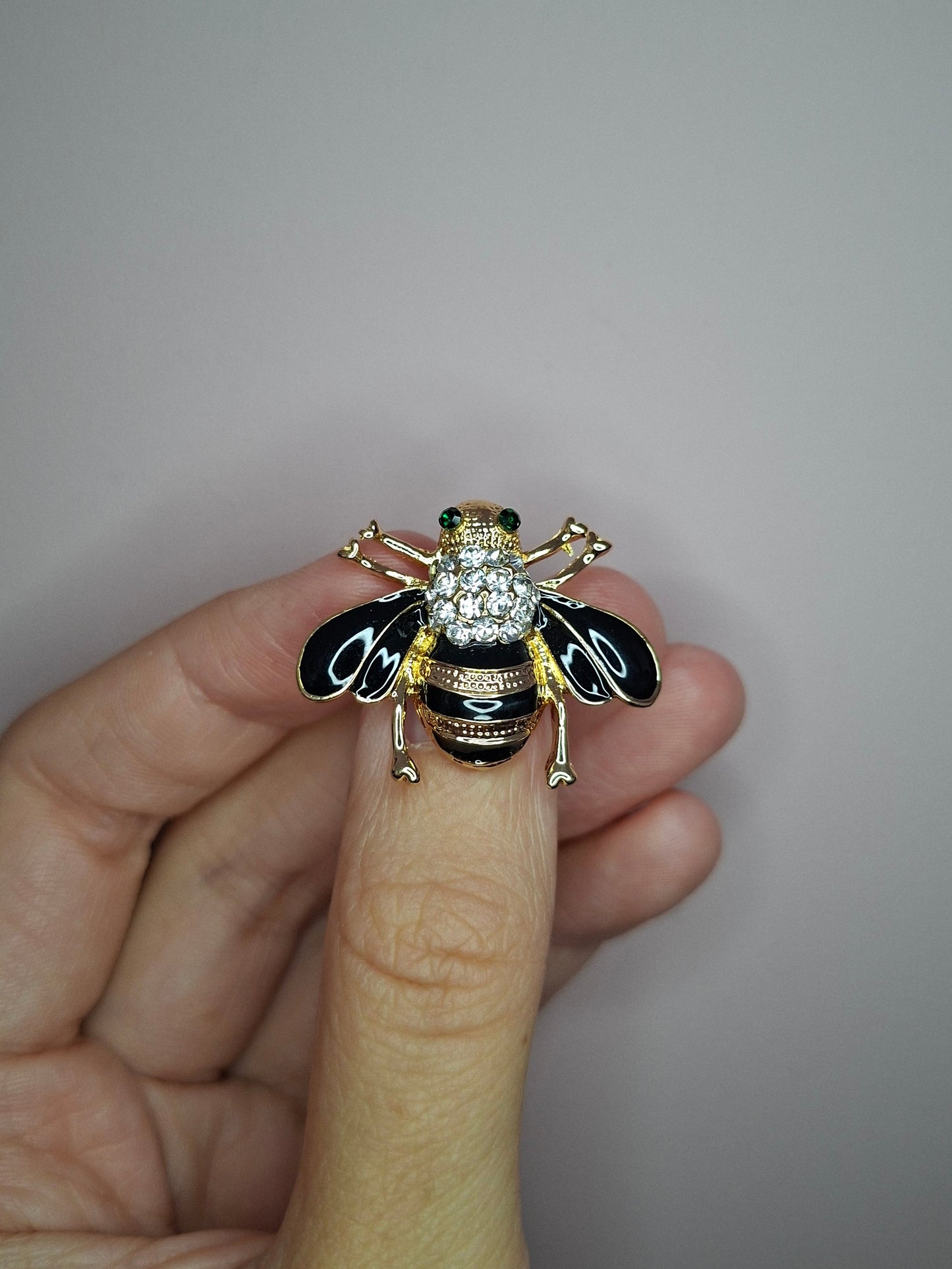 Broche mini Bij goud