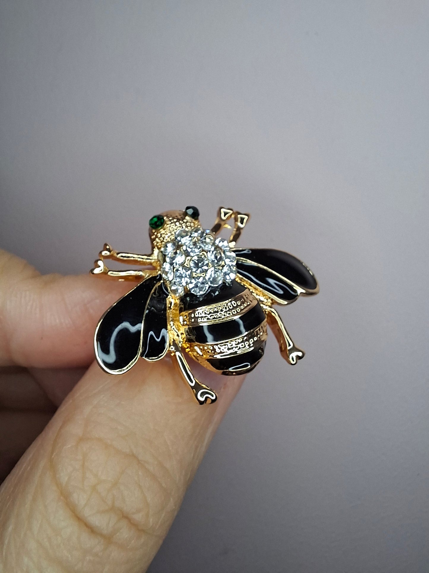 Broche mini Bij goud