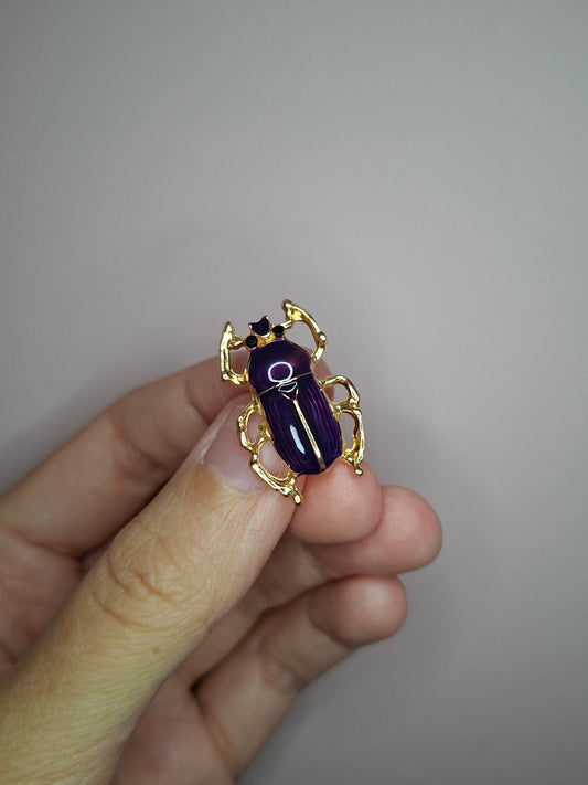 Broche mini Kever paars
