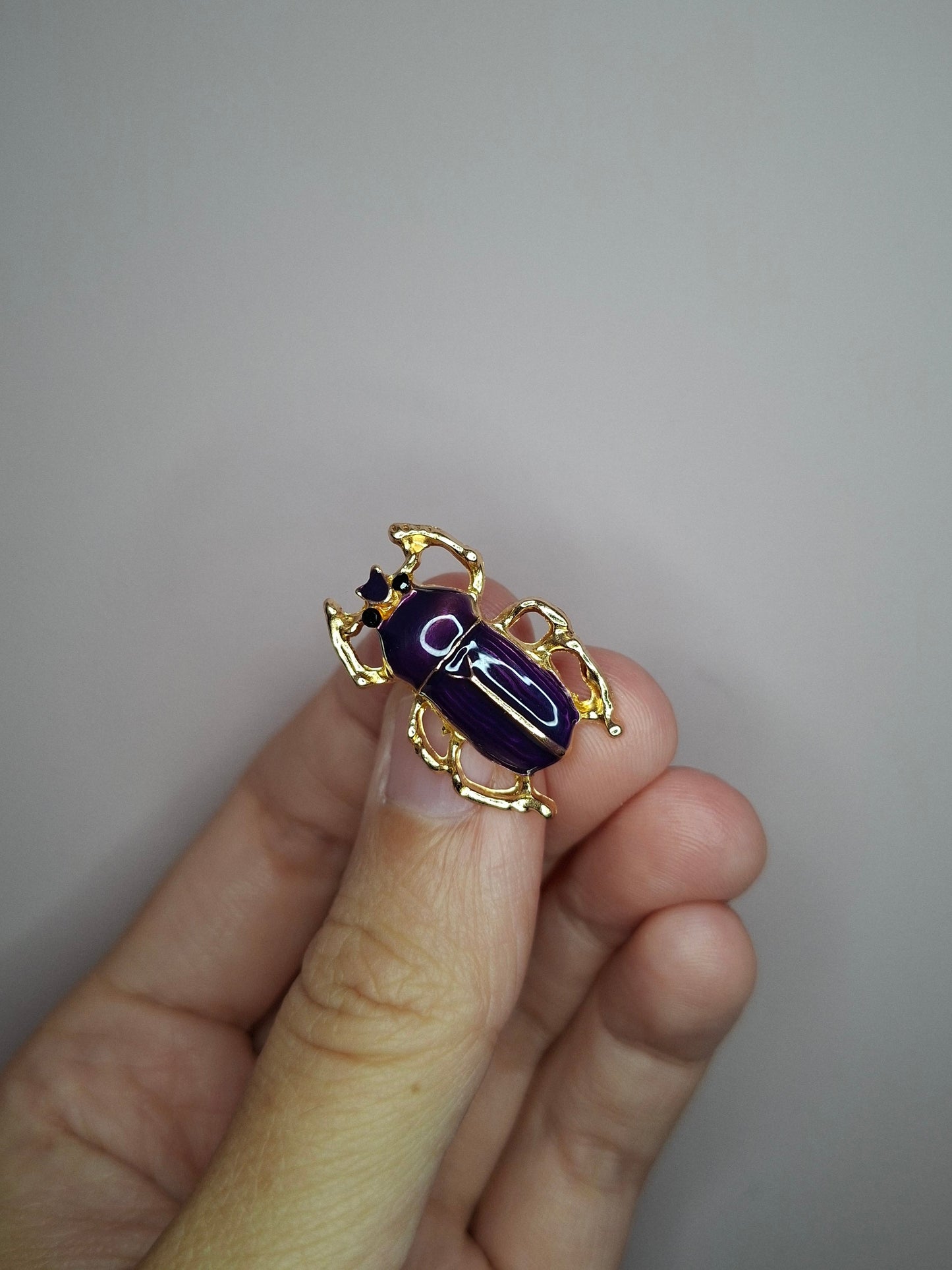 Broche mini Kever paars