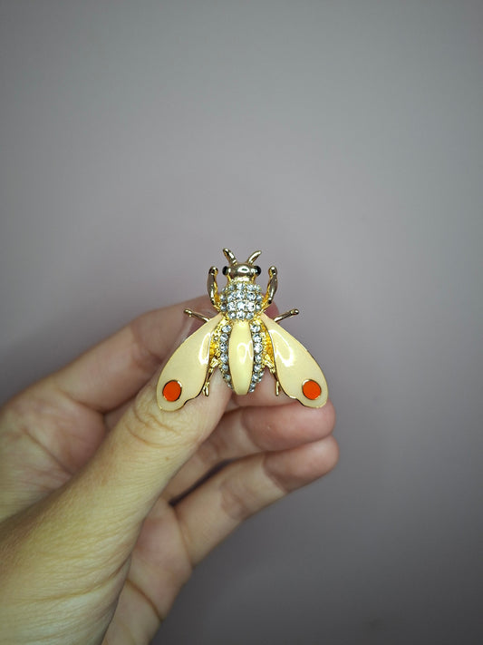 Broche XS Bug nude