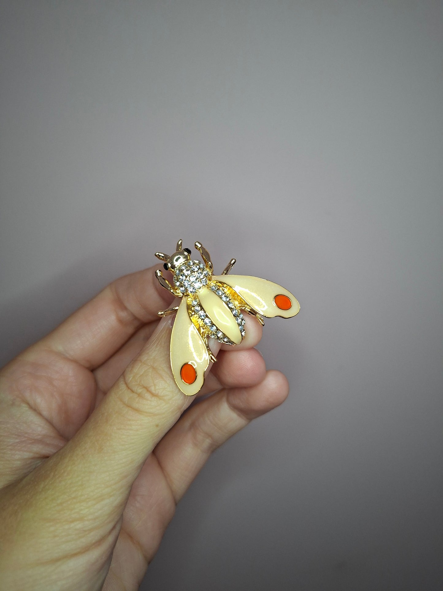Broche XS Bug nude