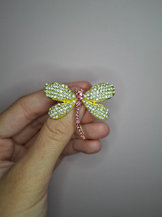 Broche XS Libelle roze