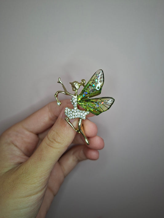 Broche S Elfje Groen