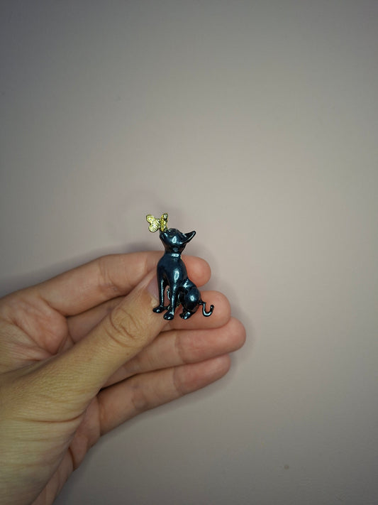 Broche XS Kat Vlinder
