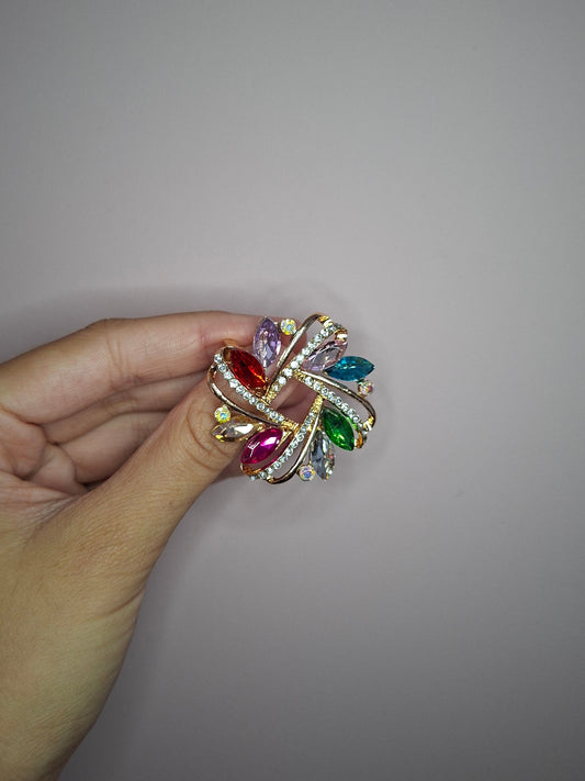 Broche M Steen Krans Multicolour
