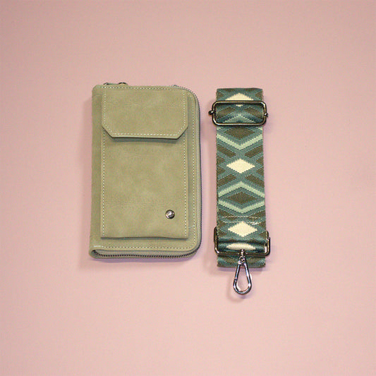 Portemonnee/Telefoontas Groen Sol