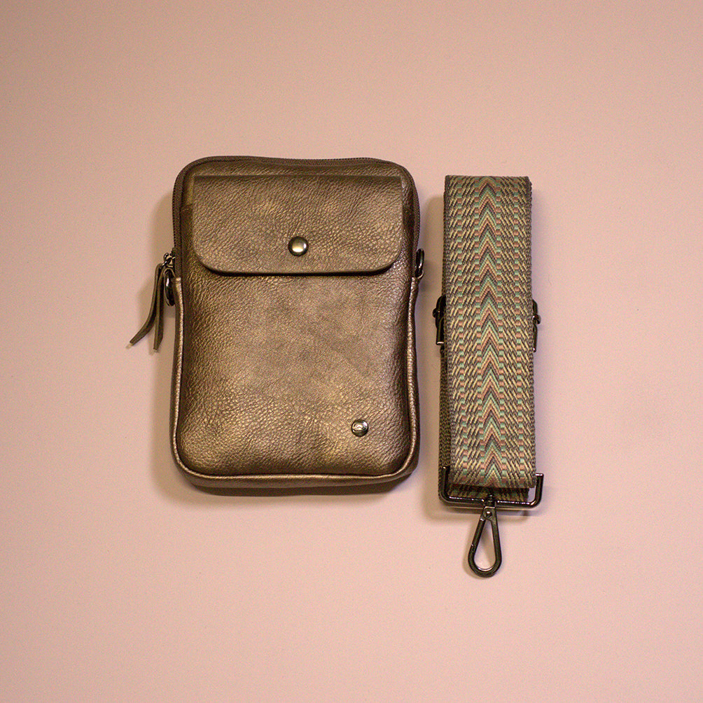 Schoudertas Brons Groet