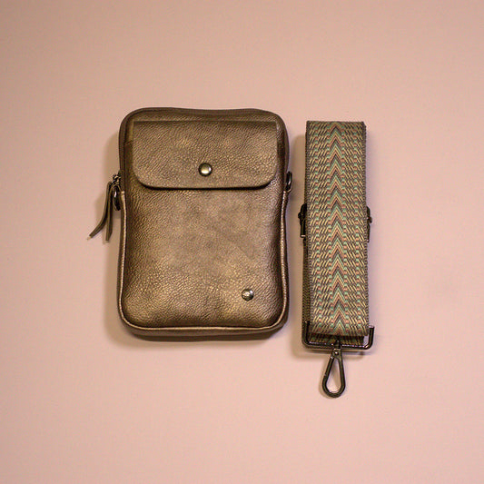 Schoudertas Brons Groet