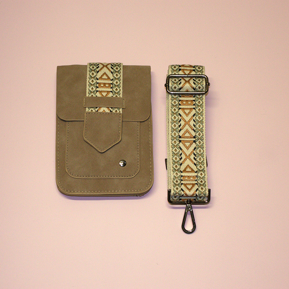 Schoudertas Camel Nice