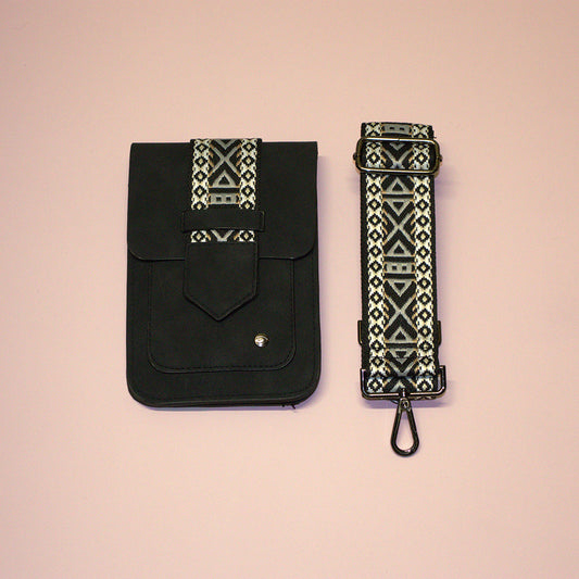 Schoudertas Zwart Nice