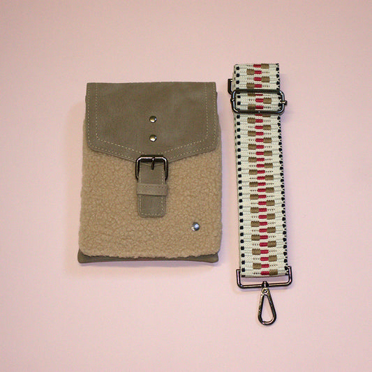 Schoudertas Naturel Parijs