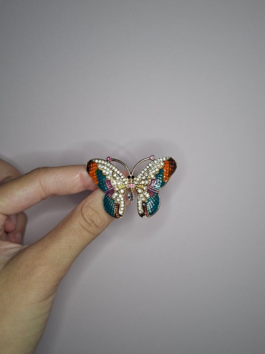 Broche XS Vlinder Multicolour