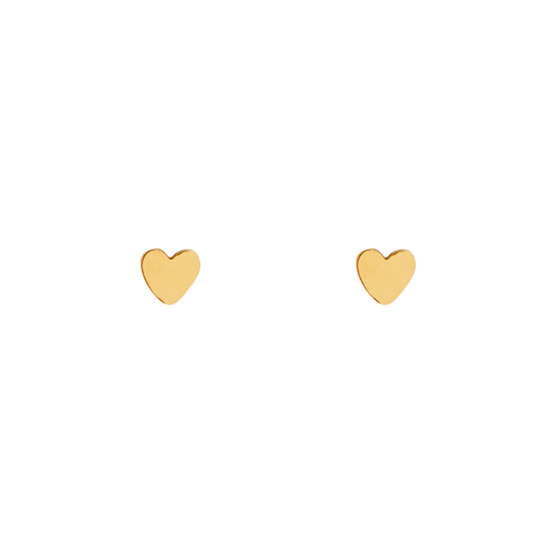 Oorbellen Studs Heart - Gold