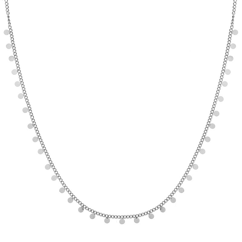 Ketting Tiny Coins - Silver