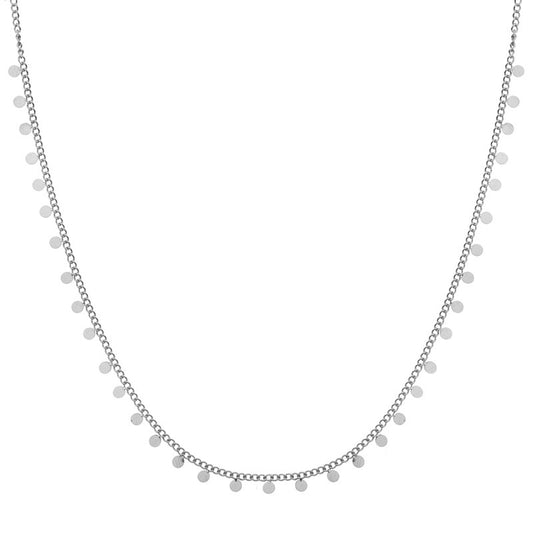 Ketting Tiny Coins - Silver
