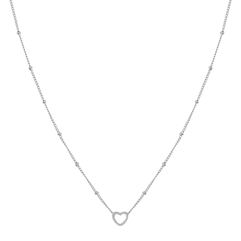 Ketting Share Open Heart - Silver