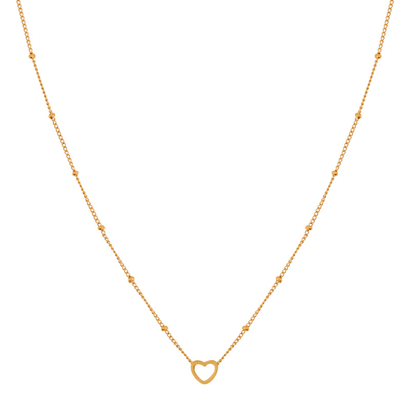 Ketting Share Open Heart - Gold
