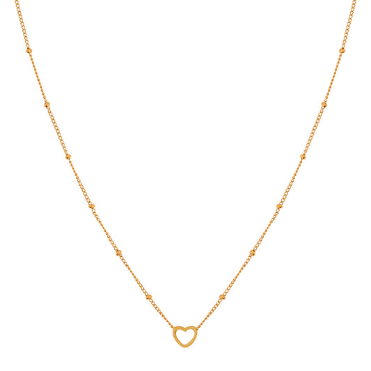 Ketting Share Open Heart - Gold