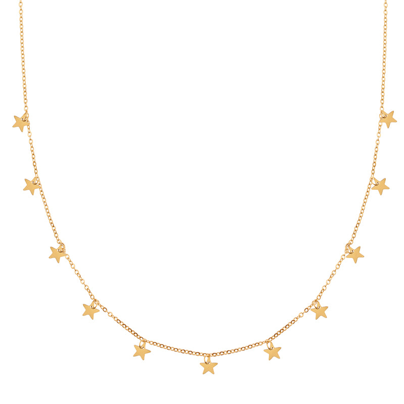 Ketting A Lot Of Stars - Gold