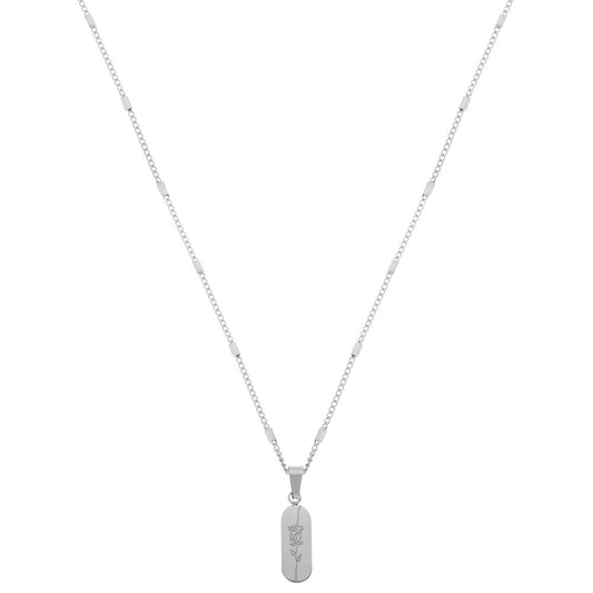 Ketting Bedel Rose - Silver
